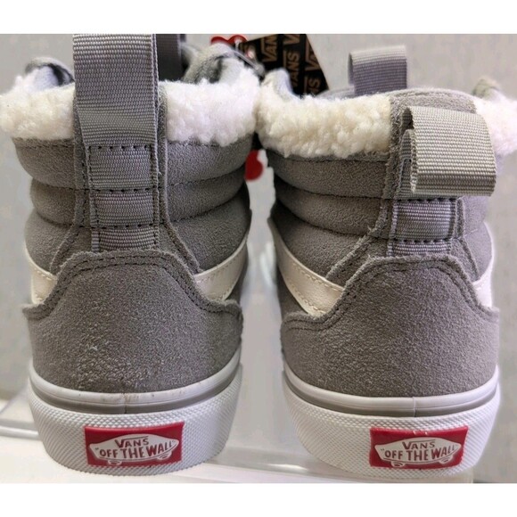 Vans Filmore High Top Women's Size 6 Skate Shoes Gray White Vansguard Sherpa - Picture 6 of 10